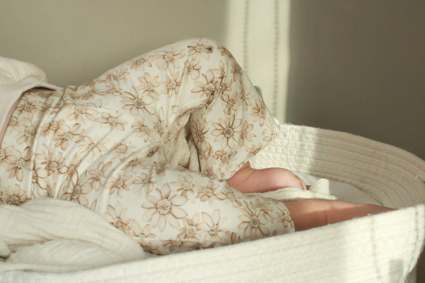 Flared broekje bloemen