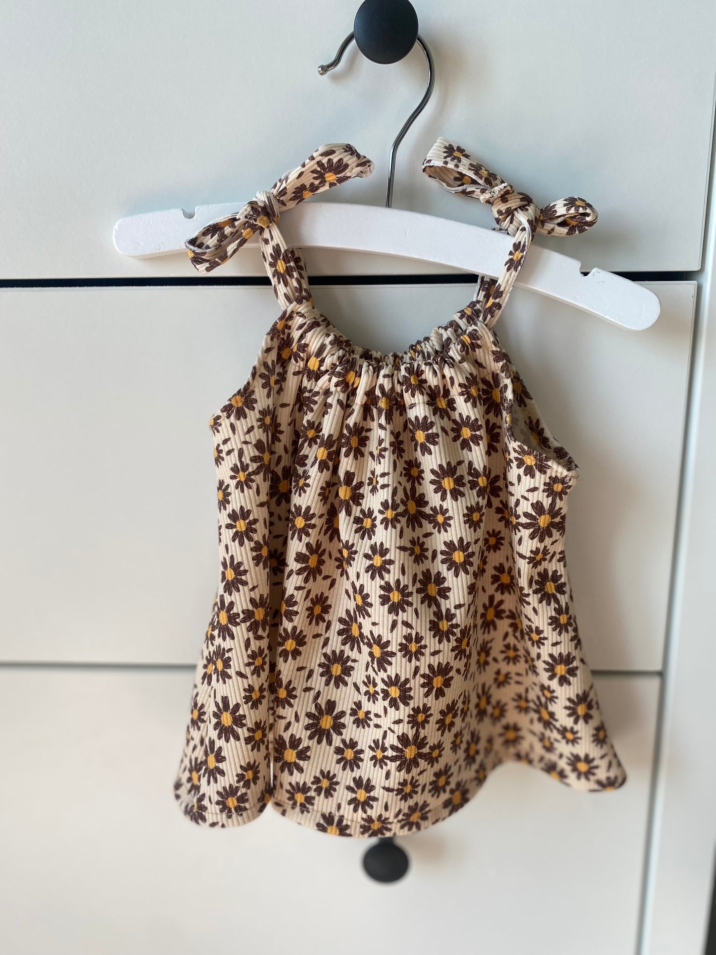 Knooptopje retro bloemen