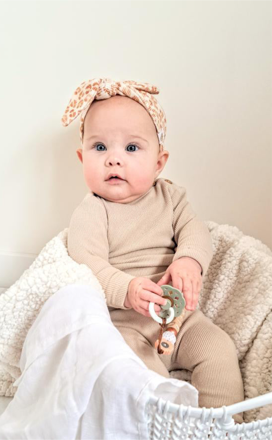 Haarband met panter print