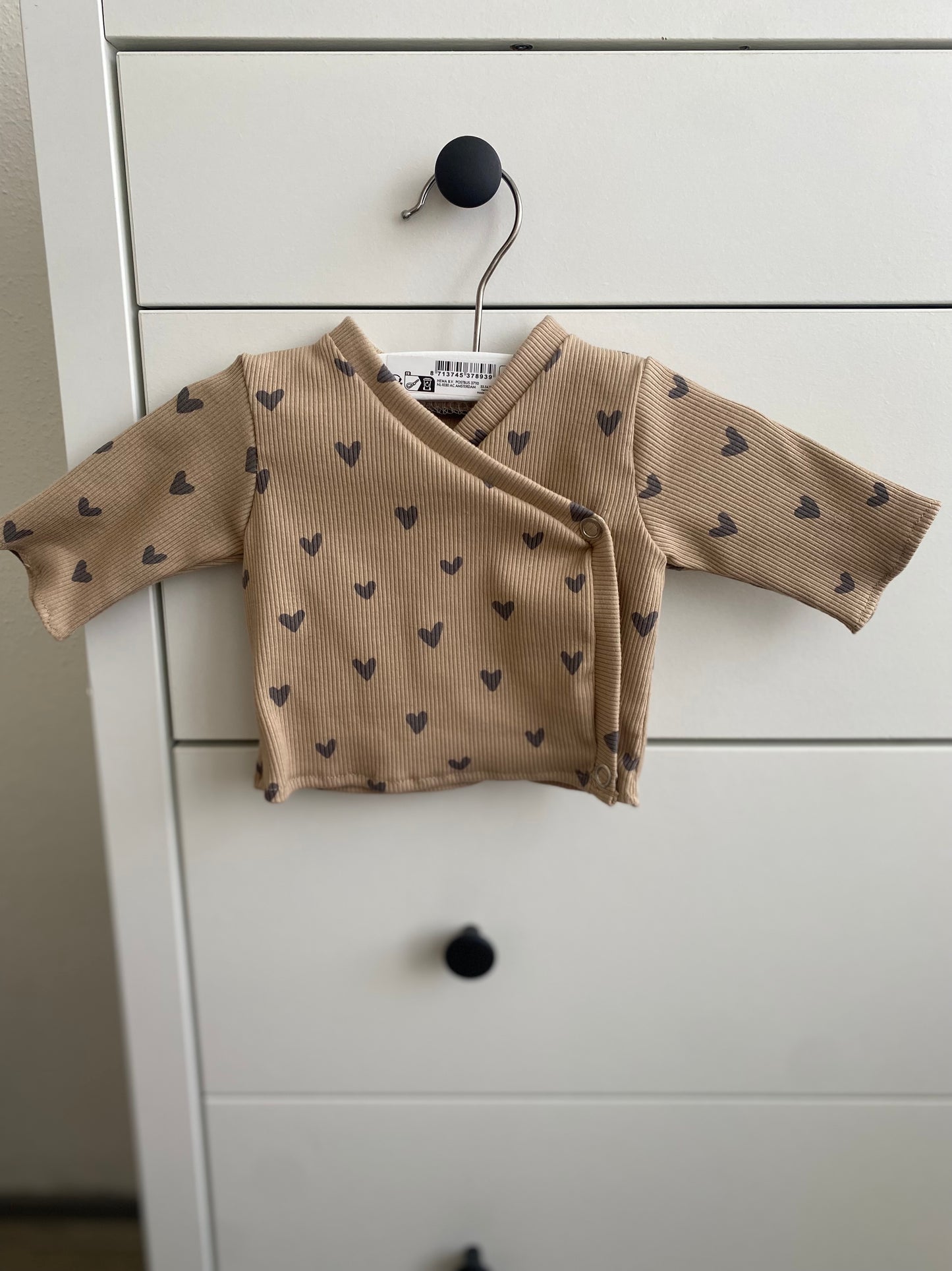 Overslag shirtje hartjes