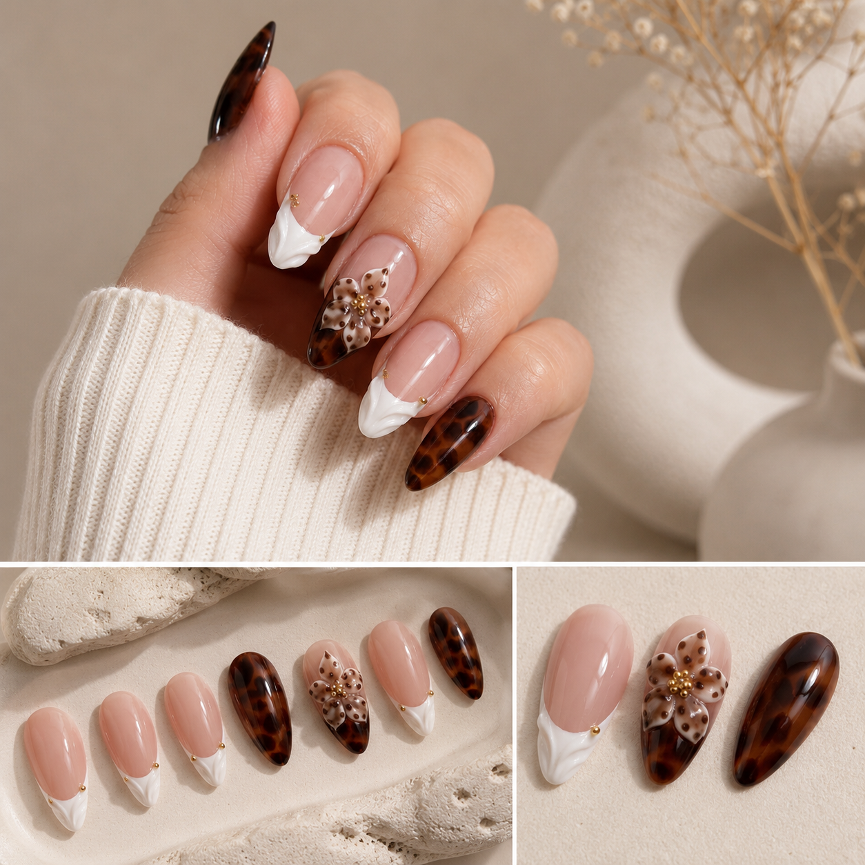 Nep nagels bloem